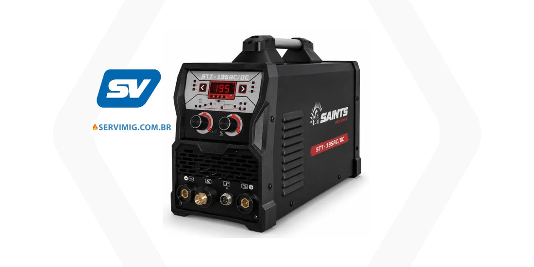 Máquina de Solda Saints STT 195 AC/DC para Alumínio