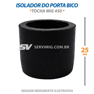 Isolador do Porta Bico - Tocha Mig 450