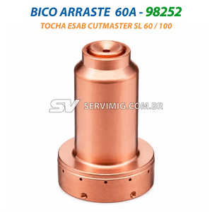 Bico Arraste 60A - 98252 - Tocha ESAB Cutmaster SL60 / SL100