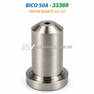 Bico Corte Plasma 50A - 33369 - Tocha ESAB PT 23 / 27