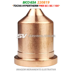 Bico Corte 65A - 220819 - Tocha Hypertherm PMX 65/85/105