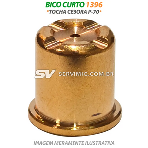Bico Curto Plasma 1,0mm - 1396 - Tocha Cebora P70
