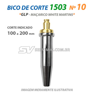 Bico de Corte 1503 - N 10 - GLP - Ref Maçarico White Martins