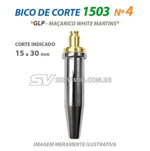 Bico de Corte 1503 - N 4 - GLP - Ref Maçarico White Martins