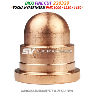 Bico Fine Cut 40A - 220329 - Tocha Hypertherm PMX 1000/1250/1650