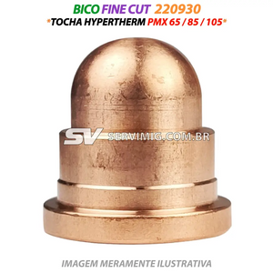 Bico Fine Cut 45A - 220930 - Tocha Hypertherm PMX 65/85/105