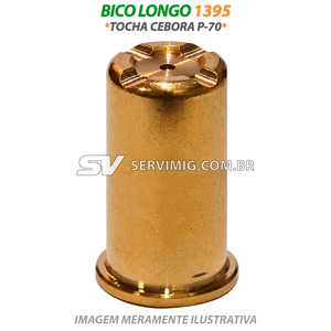 Bico Longo Plasma 1,0mm - 1395 - Tocha Cebora P70