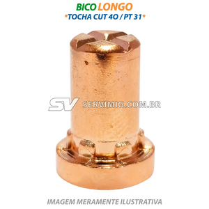 Bico Longo Plasma  - Tocha CUT 40