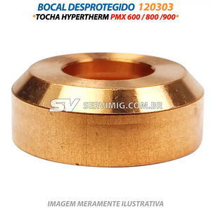 Bocal Desprotegido - 120303 - Tocha PMX 600 / 800 /900
