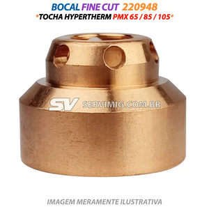 Bocal Fine Cut - 220948 - Tocha Hypertherm PMX 65/85/105