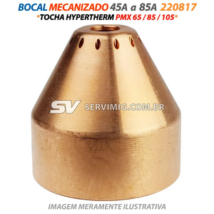 Bocal Mecanizado - 220817 - Tocha Hypertherm PMX 65/85/105