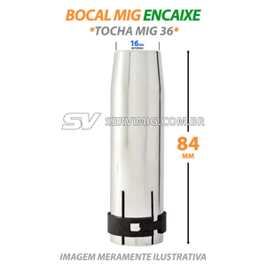 Bocal Mig 16mm de Encaixe - Tocha Mig 36