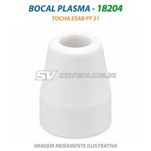 Bocal Proteção Plasma - 18204 - Tocha ESAB PT 31
