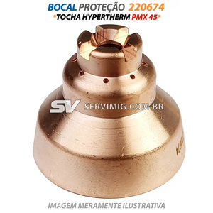 Bocal Plasma - 220674 - Tocha Hypertherm PMX 45