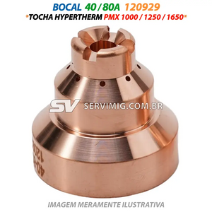 Bocal Plasma 40 / 80A - 120929 - Tocha PMX 1000/1250/1650
