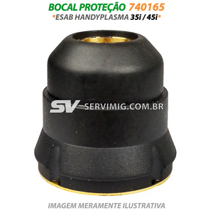Bocal Plasma - 740165 - Tocha ESAB Handyplasma 35i / 45i