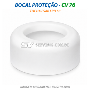 Bocal Proteção Plasma - CV76 - Tocha ESAB LPH 50