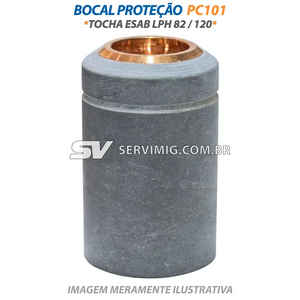 Bocal Proteção Plasma - PC101 - Tocha ESAB LPH 82 / 120