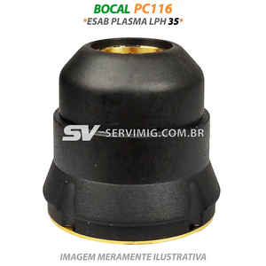 Bocal Proteção Plasma - PC116 - Tocha ESAB LPH 35