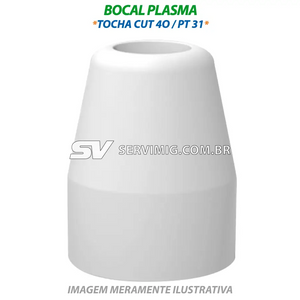 Bocal Proteção Plasma - Tocha CUT 40 / PT 31