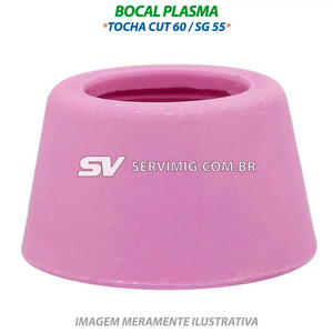 Bocal Proteção Plasma - Tocha SG55 / CUT 60