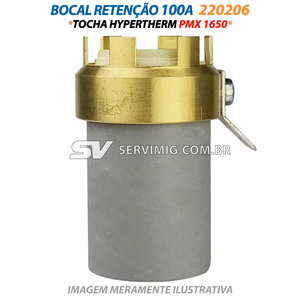 Bocal Retenção Ohmico 100A - 220206 - Tocha PMX
