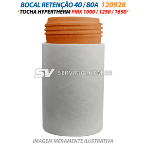 Bocal Retenção 40 / 80A - 120928 - Tocha PMX 1000/1250/1650