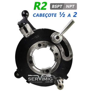 Cabeçote para Rosqueadeira 1/2 a 2 - R2