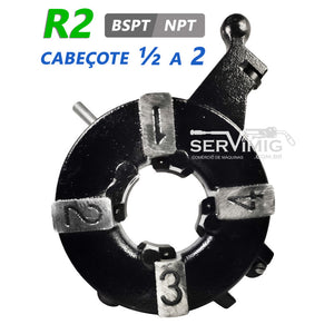 Cabeçote para Rosqueadeira 1/2 a 2 - R2