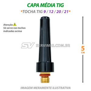 Capa Media Tig - 41V35 - Tochas 9 -12 -21