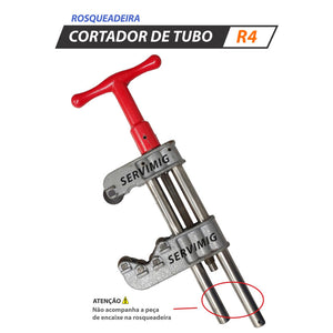 Cortador de Tubo para Rosqueadeira R4