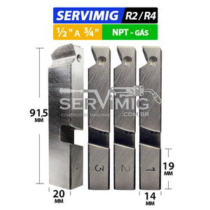 Cossinete Rosqueadeira Servimig - NPT 1/2 a 3/4 pol - Gas