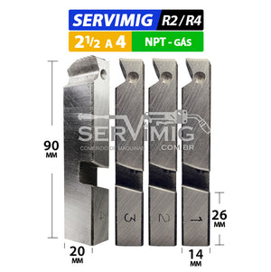 Cossinete Rosqueadeira Servimig - NPT 2 1/2 a 4 pol - Gas
