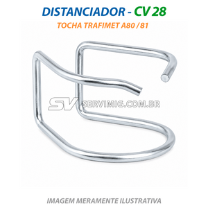 Distanciador Plasma - CV28 - Tocha Trafimet A80 / A81