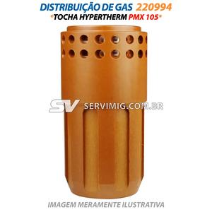 Distribuidor de Gas - 220994 - Tocha Hypertherm PMX 105