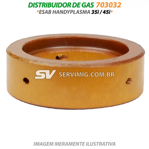 Distribuidor de Gas - 703032 - Tocha ESAB Handyplasma
