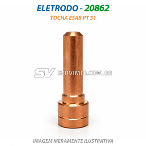 Eletrodo Corte Plasma - 20862 - Tocha Esab PT 31