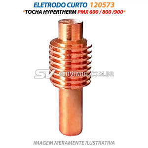 Eletrodo Curto - 120573 - Tocha Hypertherm PMX 600/800/900