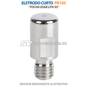 Eletrodo Curto Plasma - PR105 - Tocha Esab LPH 35