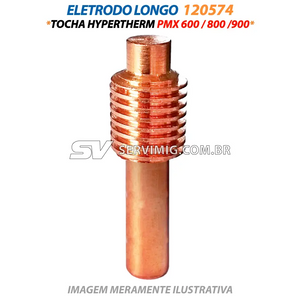 Eletrodo Longo - 120574 - Tocha Hypertherm PMX 600/800/900