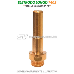 Eletrodo Longo Plasma - 1403 - Tocha Cebora P70