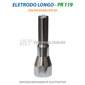 Eletrodo Longo Plasma - PR119 - Tocha Esab LPH 50