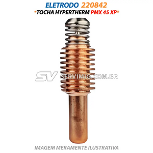 Eletrodo com Mola - 220842 - Tocha Hypertherm PMX 45XP