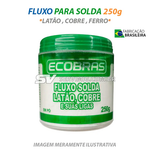 Fluxo para Solda Cobre e suas Ligas  - 250g