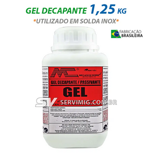 Gel Decapante para Solda Inox -  1,25kg