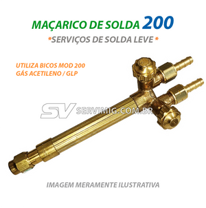 Maçarico de Solda 200 - Serviços Leves