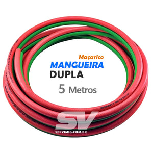 Mangueira Dupla 5/16 para Maçarico - 5 Metros
