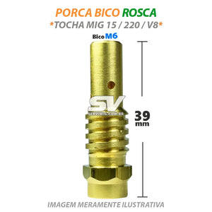 Porta Bico para Bocal de Rosca - Tocha Mig 15-220-V8