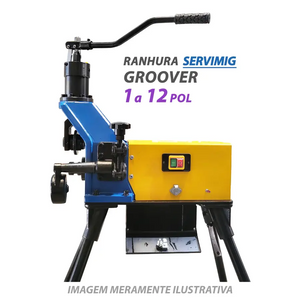 Ranhura Groover SERVIMIG - 1 a 12 pol - 220V com Pedal