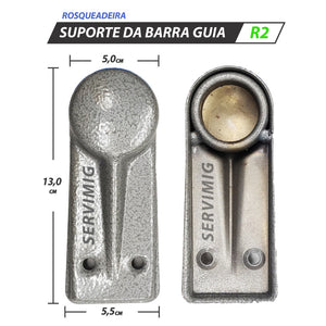 Suporte da Barra Guia - Rosqueadeira Re2